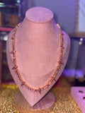 Pink sharks tooth necklace 🦈💕